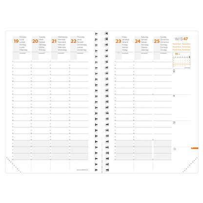 Agenda settimanale Time&Life Pocket 2027 - 10 x 15 cm - Quo Vadis