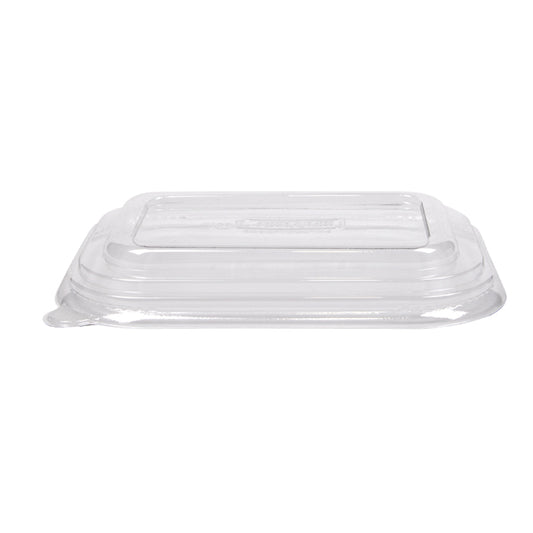 Coperchio in resina per bowl rettangolari 500/750 ml 17x12 cm trasparente conf. 50 pz - Signor Bio