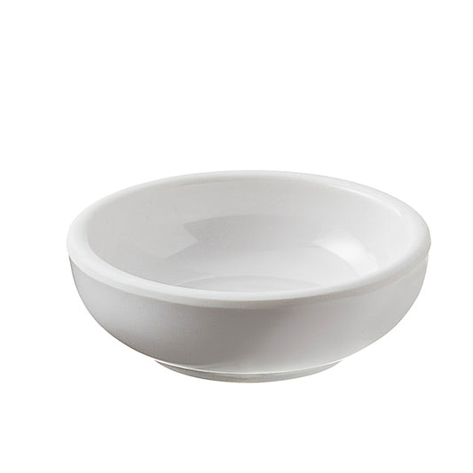 Ciotolina tonda finger food - Ø 7 x 3,5 cm - melamina - bianco e nero Leone