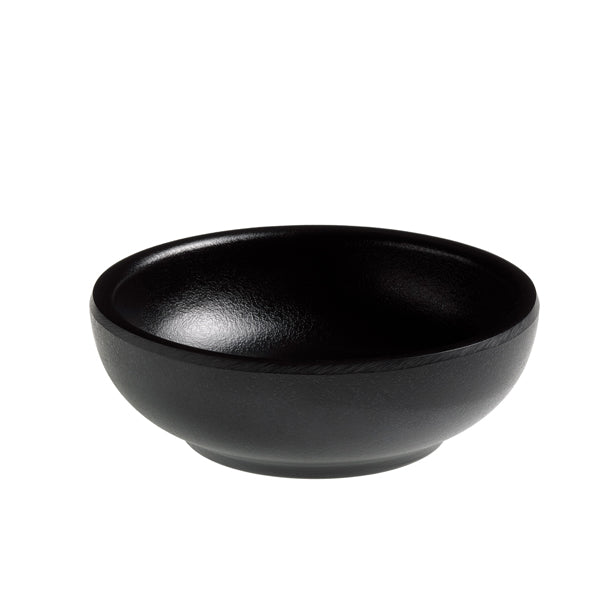 Ciotolina tonda finger food - Ø 7 x 3,5 cm - melamina - bianco e nero Leone