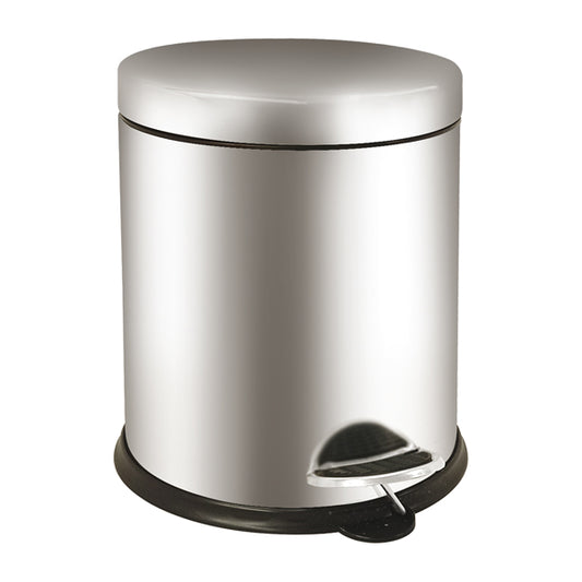 Pattumiera a pedale Bin Basic 5L acciaio inox – Medial