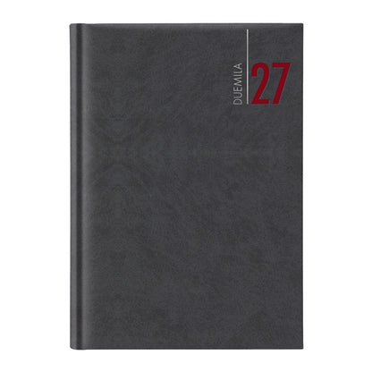 Agenda settimanale 2027 - copertina in carta imbottita - 17 x 24 cm