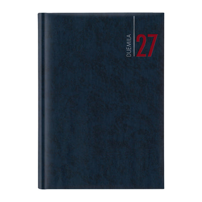 Agenda settimanale 2027 - copertina in carta imbottita - 17 x 24 cm
