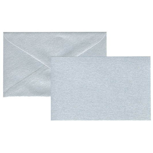 BIGLIETTI REX SADOCH NATALE NEUTRO ARGENTO CON BUSTA 9X14