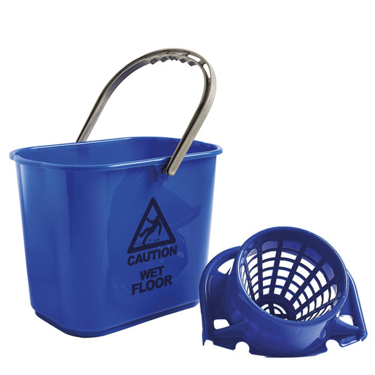 Secchio Polar con Strizzatore Esterno 15 L Blu – PerfettoFactory