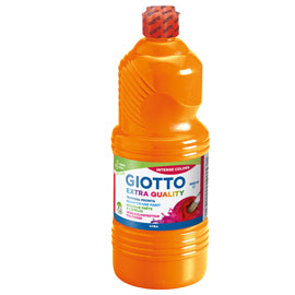 Tempera Flacone 1000 ml Pronta all'Uso Coprente Lavabile Tappo Dosatore 14 Colori – Giotto