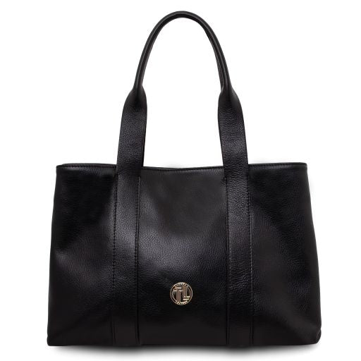 Borsa a Spalla Callie – Pelle Martellata | 2 Scomparti | Formato A4 - Tuscany Leather