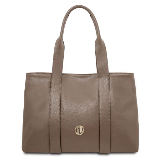 Borsa a Spalla Callie – Pelle Martellata | 2 Scomparti | Formato A4 - Tuscany Leather