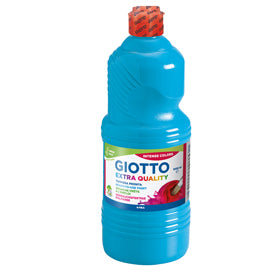 Tempera Flacone 1000 ml Pronta all'Uso Coprente Lavabile Tappo Dosatore 14 Colori – Giotto