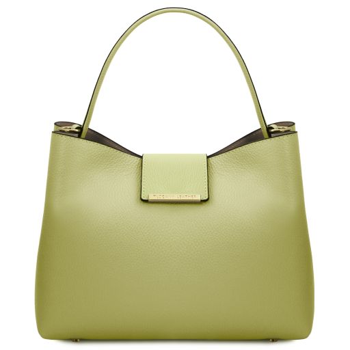 Borsa Secchiello Clio – Pelle Martellata | Semi-Rigida | 31x24x15,5 cm - Tuscany Leather