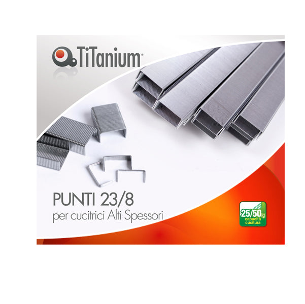 CANCELLERIA-COD D1436- PUNTI ALTI SPESSORI TITANUM- CF 1000 PUNTI