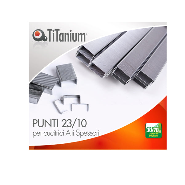 CANCELLERIA-COD D1436- PUNTI ALTI SPESSORI TITANUM- CF 1000 PUNTI