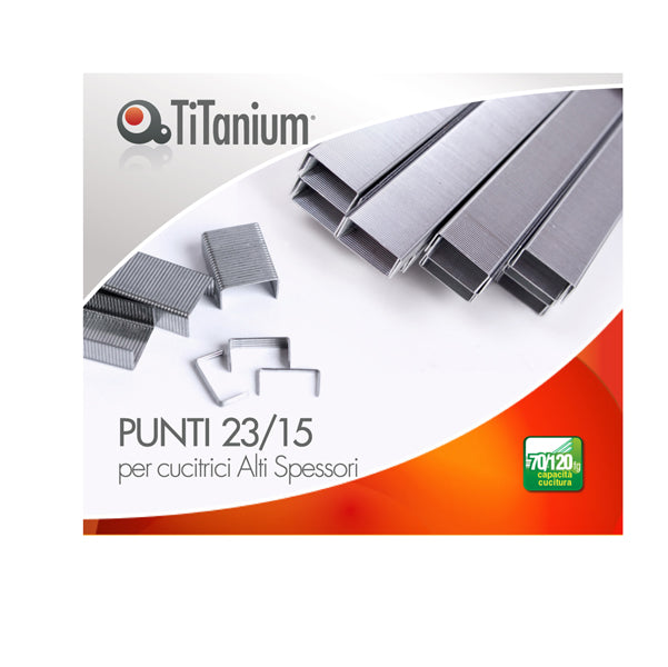 CANCELLERIA-COD D1436- PUNTI ALTI SPESSORI TITANUM- CF 1000 PUNTI