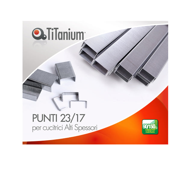 CANCELLERIA-COD D1436- PUNTI ALTI SPESSORI TITANUM- CF 1000 PUNTI