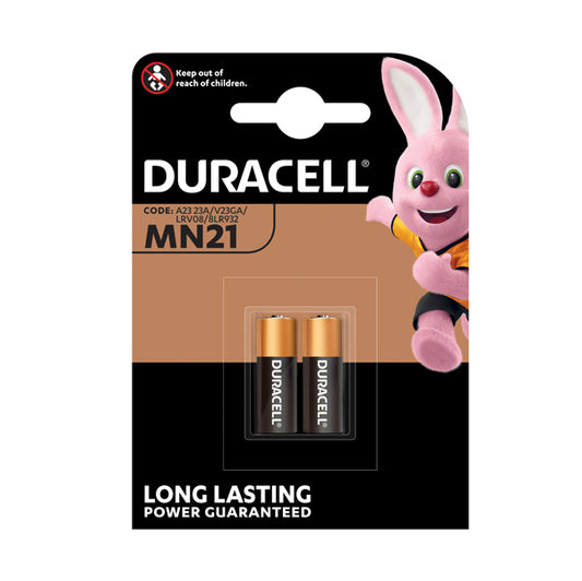 CANCELLERIA-COD D221- PILE DURACELL 12V-MN21- BLISTER DA 2 PEZZI