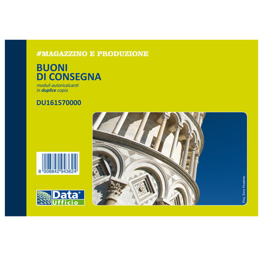 MODULISTICA- COD DU161570000- BUONI CONSEGNA 50/50 2 COPIE 11.5X16.5