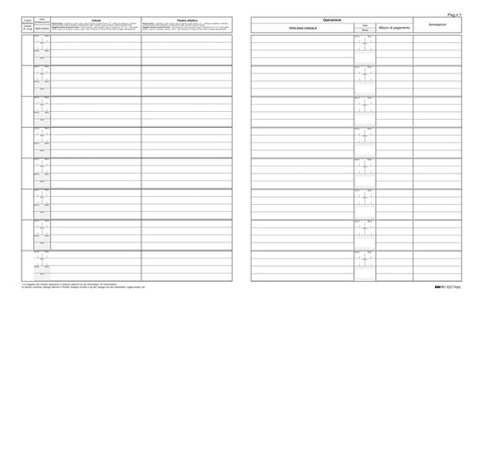 MODULISTICA-COD E2174- REGISTRO ANTIRICICLAGGIO PER PROFESSIONISTI