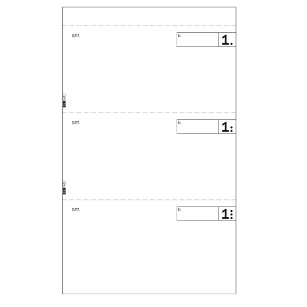 MODULISTICA-COD E5917- BLOCCO COMANDE A 3 TAGLIANDI- 25/25 FOGLI AUTORICALCANTI- 17x9,9