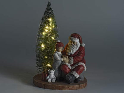 COD F553777- ALBERO DI NATALE CON BABBO E BIMBO