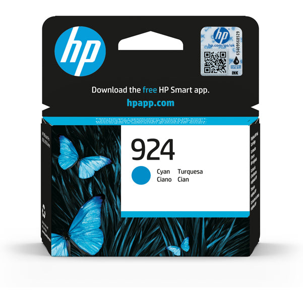 Cartuccia Originale HP 924 – Nero, Ciano, Magenta, Giallo