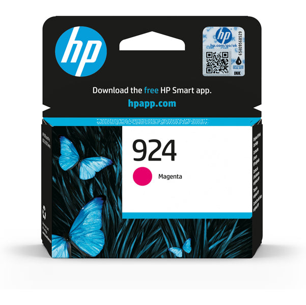 Cartuccia Originale HP 924 – Nero, Ciano, Magenta, Giallo