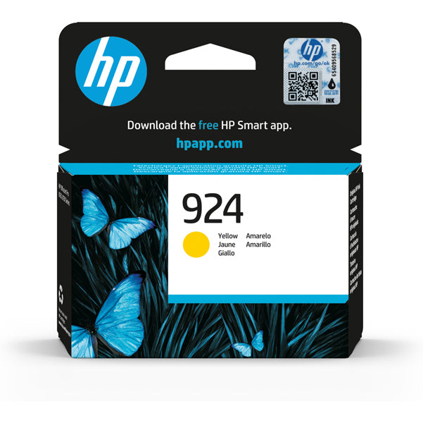 Cartuccia Originale HP 924 – Nero, Ciano, Magenta, Giallo