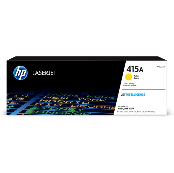 Toner Originale HP Serie 415A – Nero (W2030A), Ciano (W2031A), Giallo (W2032A), Magenta (W2033A)