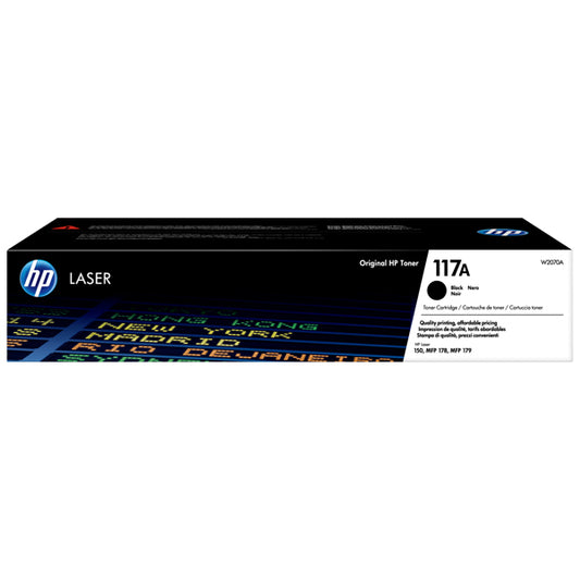 Toner Originale HP 117A – Nero (W2070A), Ciano (W2071A), Giallo (W2072A), Magenta (W2073A)