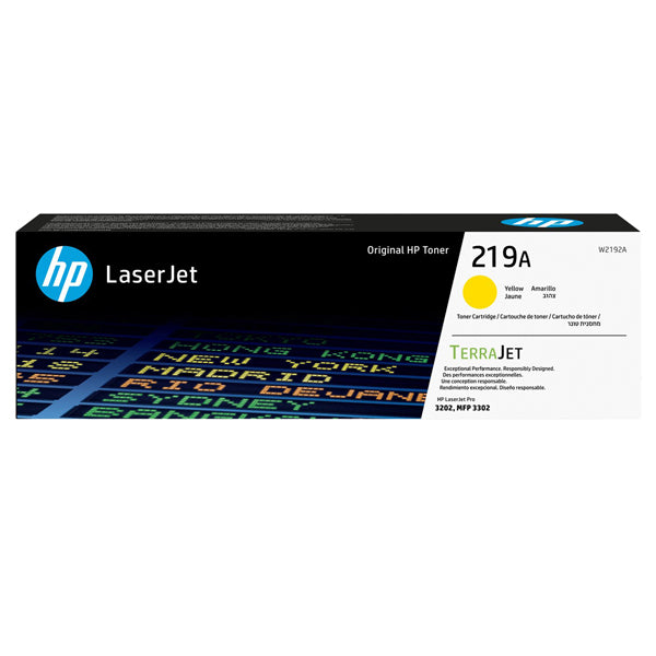 Toner Originale HP 219A – Nero (W2190A), Ciano (W2191A), Giallo (W2192A), Magenta (W2193A)