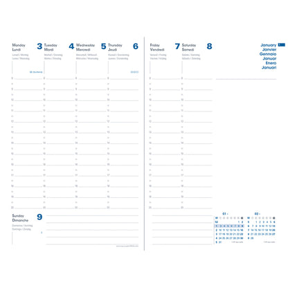 AGENDA QUO VADIS SETTIMANALE 16x24  MINISTRO EQUOLOGY 2026