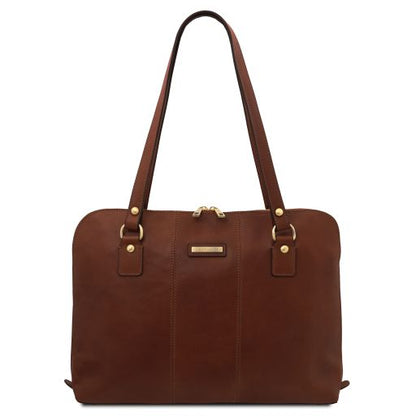 Borsa Lady Business Ravenna – Pelle Pieno Fiore | 40x30x11 cm | Professionale - Tuscany Leather