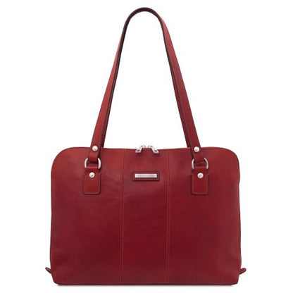 Borsa Lady Business Ravenna – Pelle Pieno Fiore | 40x30x11 cm | Professionale - Tuscany Leather