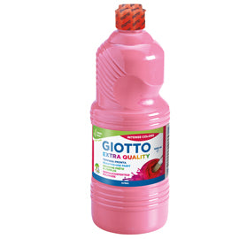 Tempera Flacone 1000 ml Pronta all'Uso Coprente Lavabile Tappo Dosatore 14 Colori – Giotto