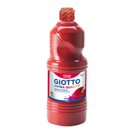 Tempera Flacone 1000 ml Pronta all'Uso Coprente Lavabile Tappo Dosatore 14 Colori – Giotto