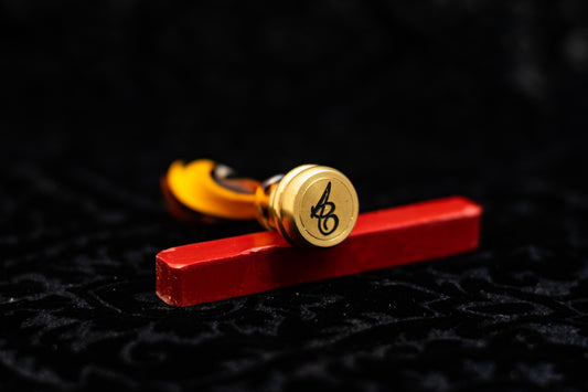 SIGILLI PER CERALACCA CON MANICO IN LEGNO COLOR MOGANO