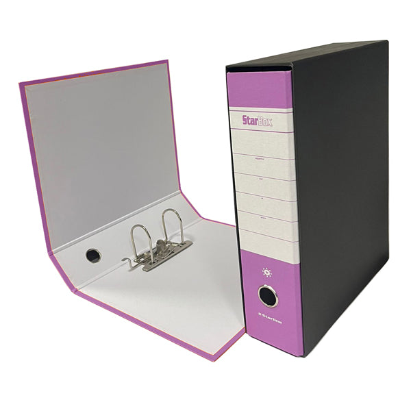 Registratore Starbox Dorso 8 cm Formato Protocollo 7 Colori Conf. 12 pz