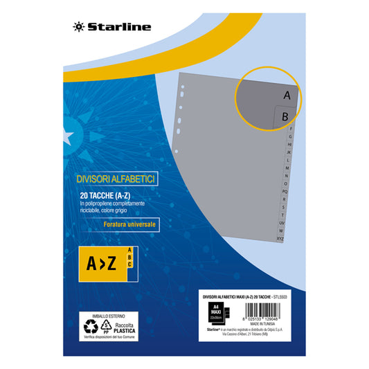 SEPARATORI STARLINE A4 MAXI PPL