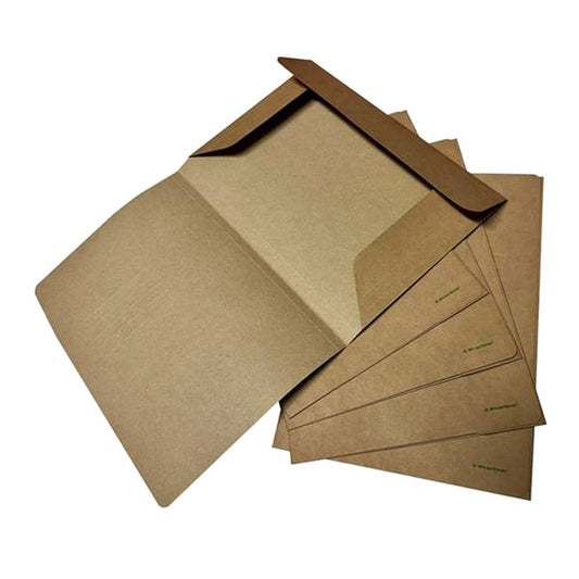 Cartelline Eco 3 Lembi Cartoncino Kraft Avana FSC 225 gr 24,5x34 cm Conf. 25 pz | Starline