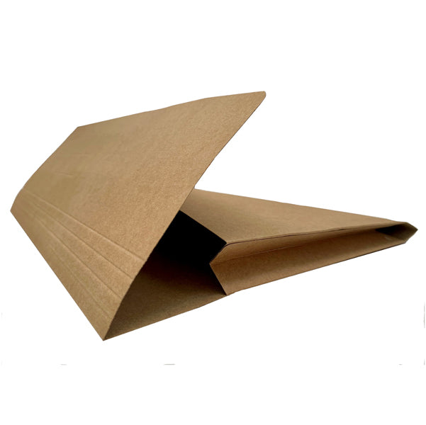 Cartelline Eco a Busta Cartoncino Kraft Avana FSC 225 gr Soffietto 4 cm 34x26 cm Conf. 25 pz | Starline