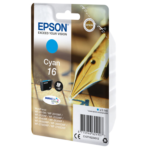 INK JET- COD T1621- CARTUCCIA EPSON