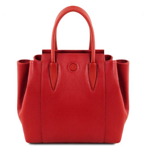 Borsa Tote Tulipan – Pelle Martellata | Notebook 13,3" | 3 Scomparti - Tuscany Leather