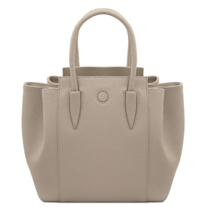 Borsa Tote Tulipan – Pelle Martellata | Notebook 13,3" | 3 Scomparti - Tuscany Leather