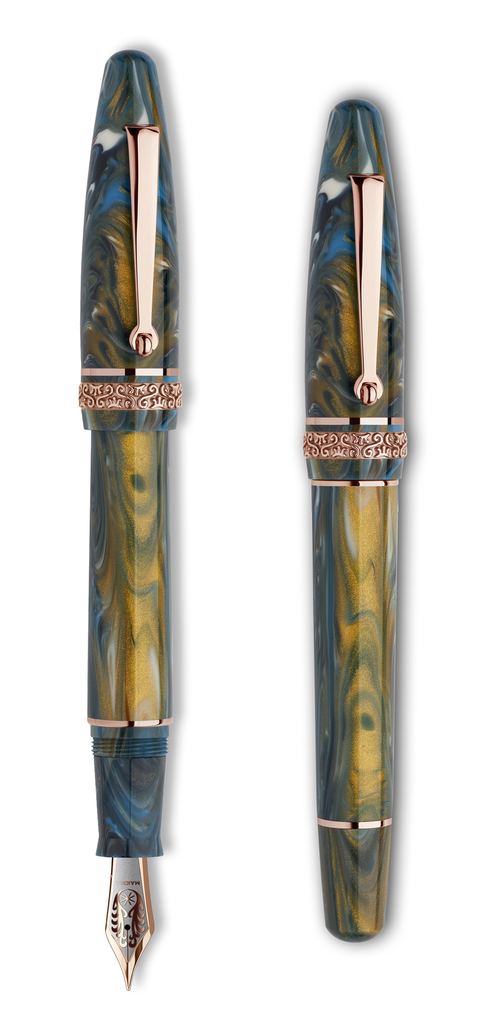 Penna Stilografica Ultra Ogiva Golden Age 2.0 4 Finiture Made in Italy – MAIORA