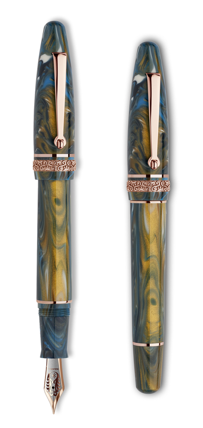 Penna Stilografica Ultra Ogiva Golden Age 2.0 4 Finiture Made in Italy – MAIORA