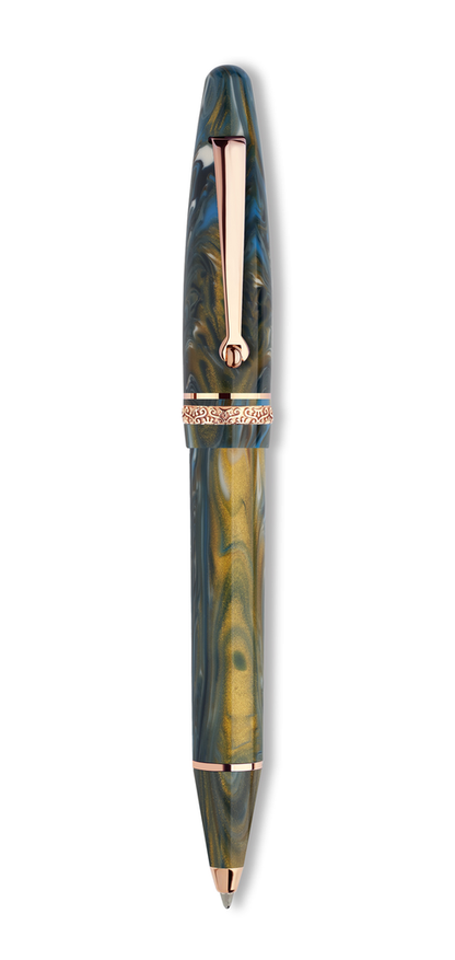 Penna a Sfera Ultra Ogiva Golden Age 4 Colori Argento 925 Made in Italy – MAIORA