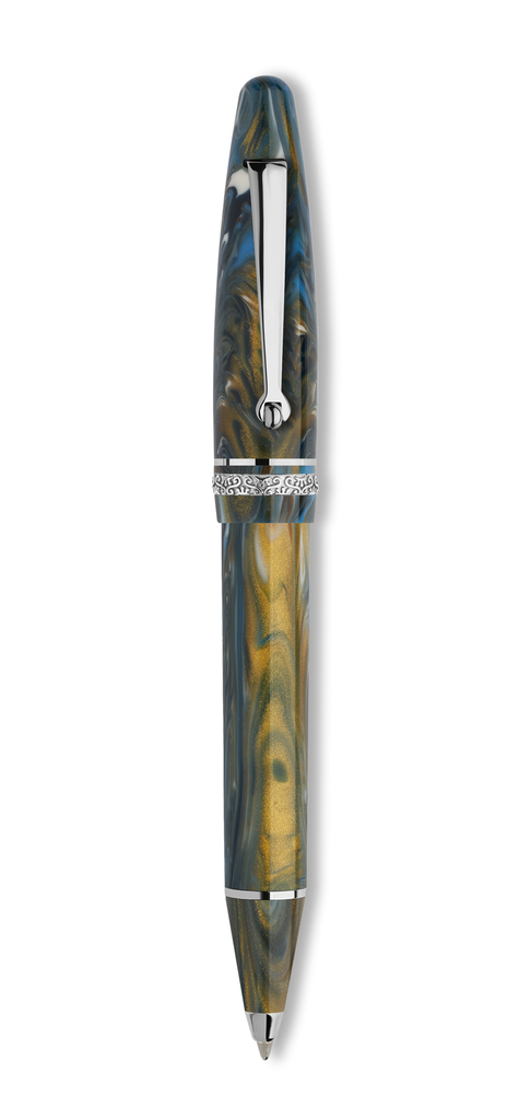 Penna a Sfera Ultra Ogiva Golden Age 4 Colori Argento 925 Made in Italy – MAIORA