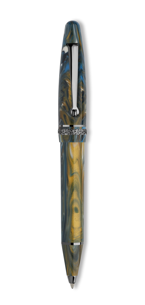 Penna a Sfera Ultra Ogiva Golden Age 4 Colori Argento 925 Made in Italy – MAIORA