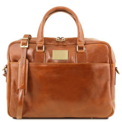 Borsa Porta PC Urbino – Pelle Pieno Fiore | Notebook 15,6" | Professionale - Tuscany Leather