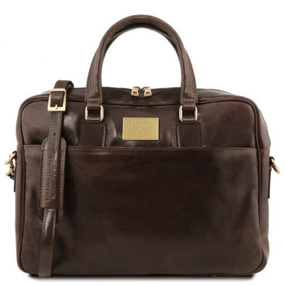 Borsa Porta PC Urbino – Pelle Pieno Fiore | Notebook 15,6" | Professionale - Tuscany Leather