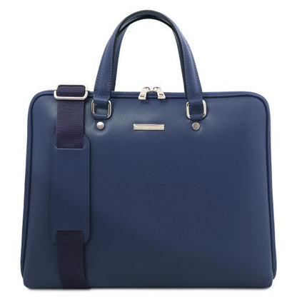 Borsa Business Verona – Pelle Saffiano | 2 Scomparti | Semi-rigida - Tuscany Leather